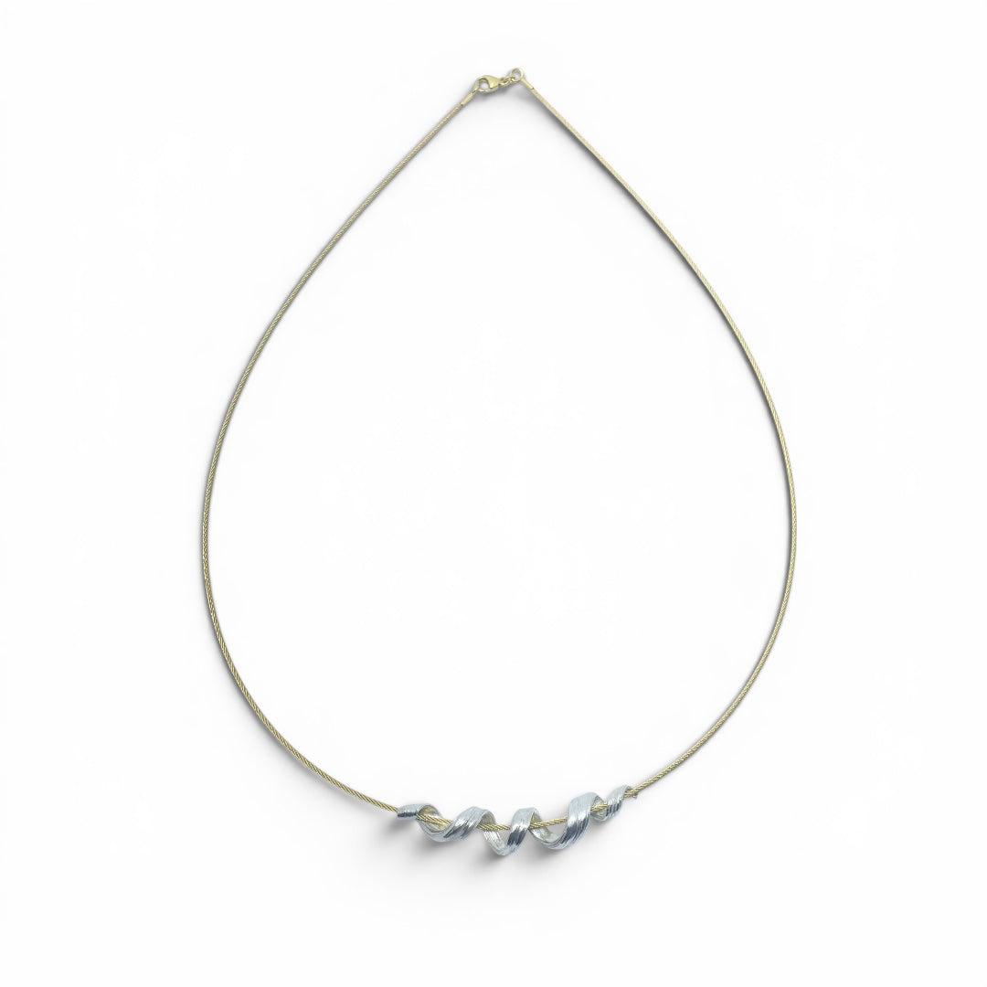 Swirl necklace