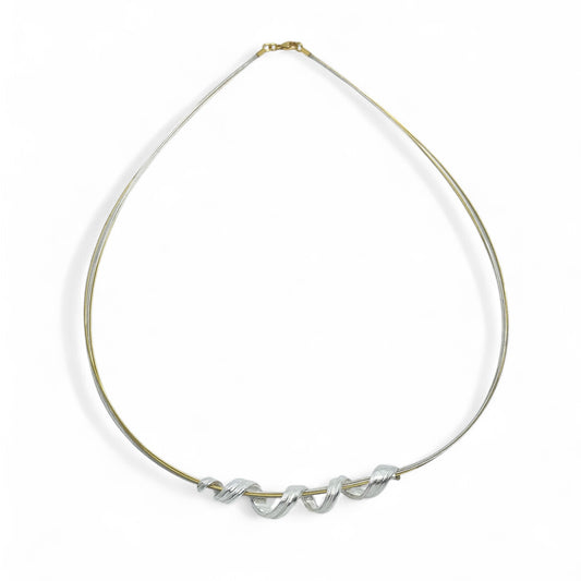 Swirl necklace